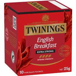 Twinings English Breakfast Extra Strong Tea Bags 10 pack