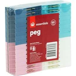 Woolworths Essentials Peg 60 pack