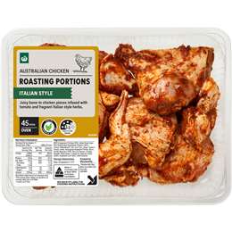 Woolworths Chicken Roasting Portions Italian Style 1.5kg - 2kg