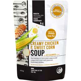 South Australian Gourmet Food Company Creamy Chicken & Sweet Corn Soup Pouch 430g