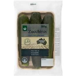 Zucchini Green Punnet 500g