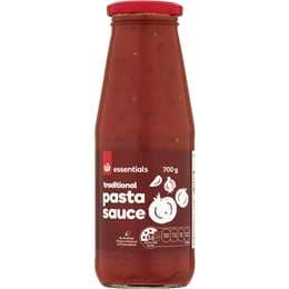 Woolworths Essentials Traditional Pasta Sauce 700g