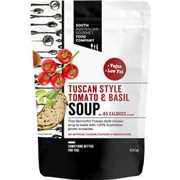 South Australian Gourmet Food Company Tuscan Style Tomato & Basil Soup Pouch 430g