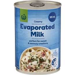 Woolworths Evaporated Milk 385mL