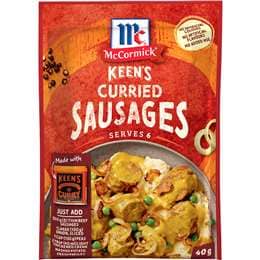 McCormick Keens Curried Sausages 40g