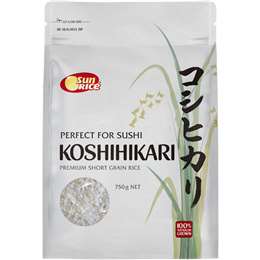 Sunrice Koshihikari Sushi Rice 750g