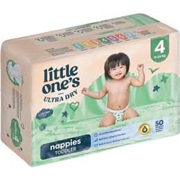 Little One's Ultra Dry Nappies Size 4 Toddler (9-14kg) 50 pack