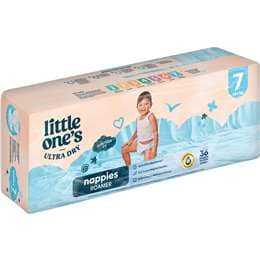 Little One's Ultra Dry Nappies Size 7 Roamer (18+kg) 36 pack