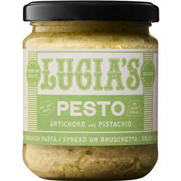 Lucia's Artichoke & Pistachio Pesto 190g