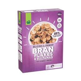 Woolworths Bran Flakes & Sultanas 700g
