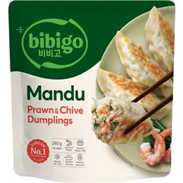 Bibigo Mandu Prawn & Chives Dumplings 280g