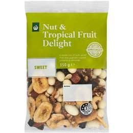 Woolworths Nut & Tropical Fruit Delight Sweet 350g