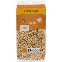 Woolworths Peanuts Roasted & Salted 1.3kg