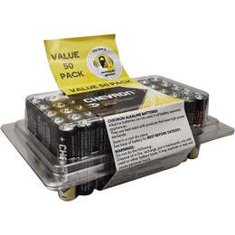 Chevron Alkaline Aaa Srt 50 Pack