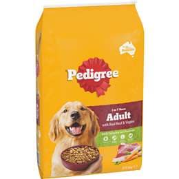Pedigree Adult Dog Dry Food With Real Beef & Vegies 15kg
