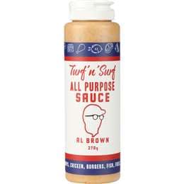 Al Brown Turf & Surf All Purpose Sauce 270mL