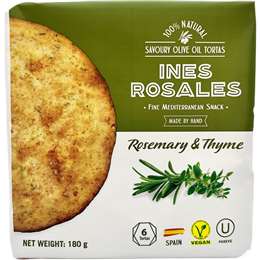 Ines Rosales Rosemary & Thyme Tortas 6 pack