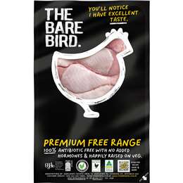 The Bare Bird Free Range Chicken Drumsticks 1kg - 1.5kg