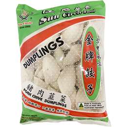 Sun Circle Pork & Chive Dumplings 600g