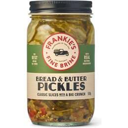 Frankie's Fine Brine Bread & Butter Pickles 500g