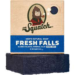 Dr Squatch Men's Natural Soap Bar Fresh Falls 141g