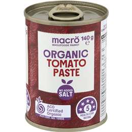 Macro Organic Tomato Paste 140g