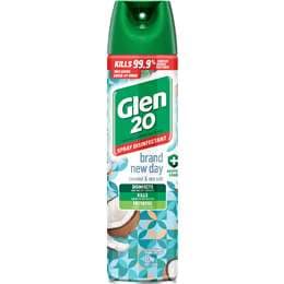Glen 20 Spray Disinfectant Brand New Day Coconut & Sea Salt 375g