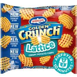 Birds Eye Golden Crunch Lattice Potato Chips Criss Cross French Fries 750g