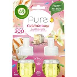 Air Wick Pure Cake Delights Plug In Diffuser Refill 19mL x 2 pack