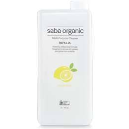 Saba Organics Multipurpose Cleaner Refill Lemon 2L