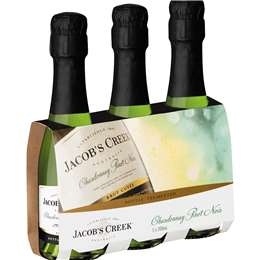 Jacob's Creek Sparkling Chardonnay Pinot Noir 200mL x 3 pack