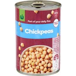 Woolworths Chickpeas 420g