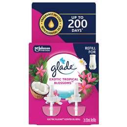 Glade Plug In Refills Exotic Tropical Blooms 20mL x 2 pack