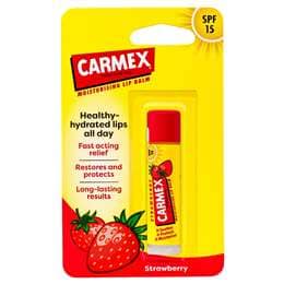 Carmex Moisturising Lip Balm Stick Strawberry SPF 15 4.25g