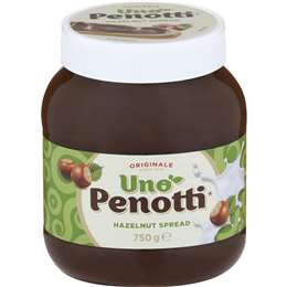 Uno Penotti Hazelnut Spread 750g