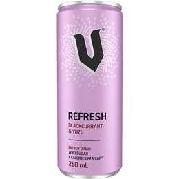 V Energy Zero Sugar Drink Blackcurrant & Yuzu 250mL