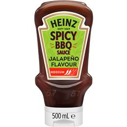 Heinz Spicy BBQ Sauce Jalapeno 500mL