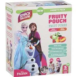 Snacktacular Fruity Pouch Fruit Puree Variety 90g x 5 pack