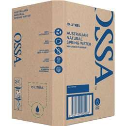 Mt Ossa Australian Natural Spring Water 10L