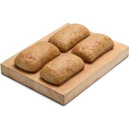 Woolworths Light Rye Ciabatta Rolls 4 pack
