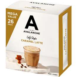 Avalanche Caramel Latte Sachets 26 pack