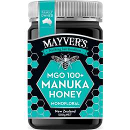 Mayver's Manuka Honey MGO 100+ 500g
