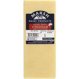 Marsh's Extra Tasty Cheddar Cheese 225g - 500g