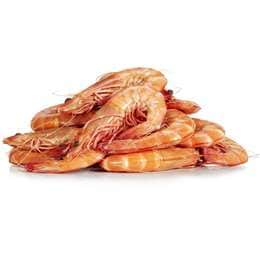 Thawed Cooked Extra Large King Prawns per 100g