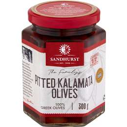 Sandhurst Pitted Kalamata Olives 300g