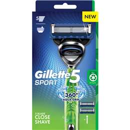 Gillette 5 Sport Mens Shaving Razor each