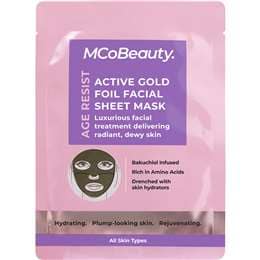 MCoBeauty Age Resist Active Gold Foil Face Sheet Mask each