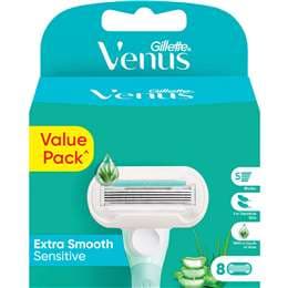 Gillette Venus Deluxe Smooth Sensitive Blades 8 pack