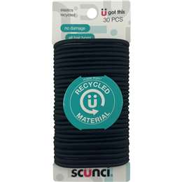 Scunci Hair Elastics 30 pack