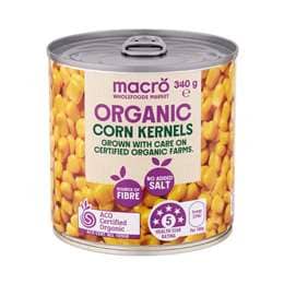 Macro Organic Corn Kernels 340g